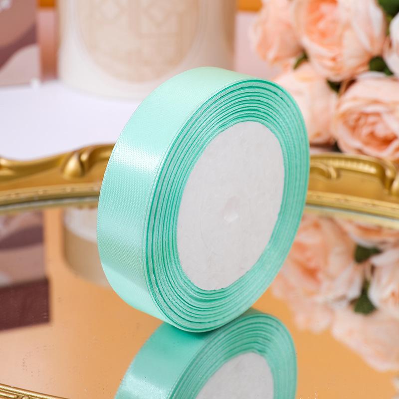 22meters/roll Wide 2cm Satin Ribbon Wedding Holiday Season Party Decor DIY Making Handmade Gift Wrapping Crafting Materials