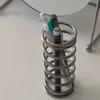 1pcsSpring Stainless Steel Cylindrical Toothbrush Stand Toothpaste Holder Shelves Storage Organizer Kitchen Bathroom Accessories