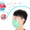 2pcs Plastic Safety Glasses Full Frame Eyes Protective Goggles Transparent Safety Glasses