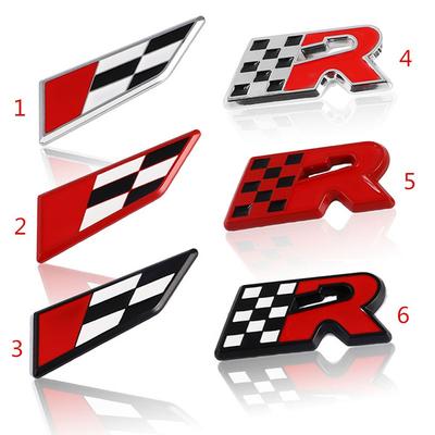 Car R Logo Cupra Rear Trunk Emblem Sticker Decals for Leon Ateca Arona Ibiza Altea Cupra Formula