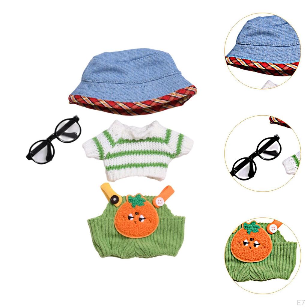 Plush Doll Top and Pants Make Your Own Dolls DIY Educational Clothing for Little Girls Dress Up