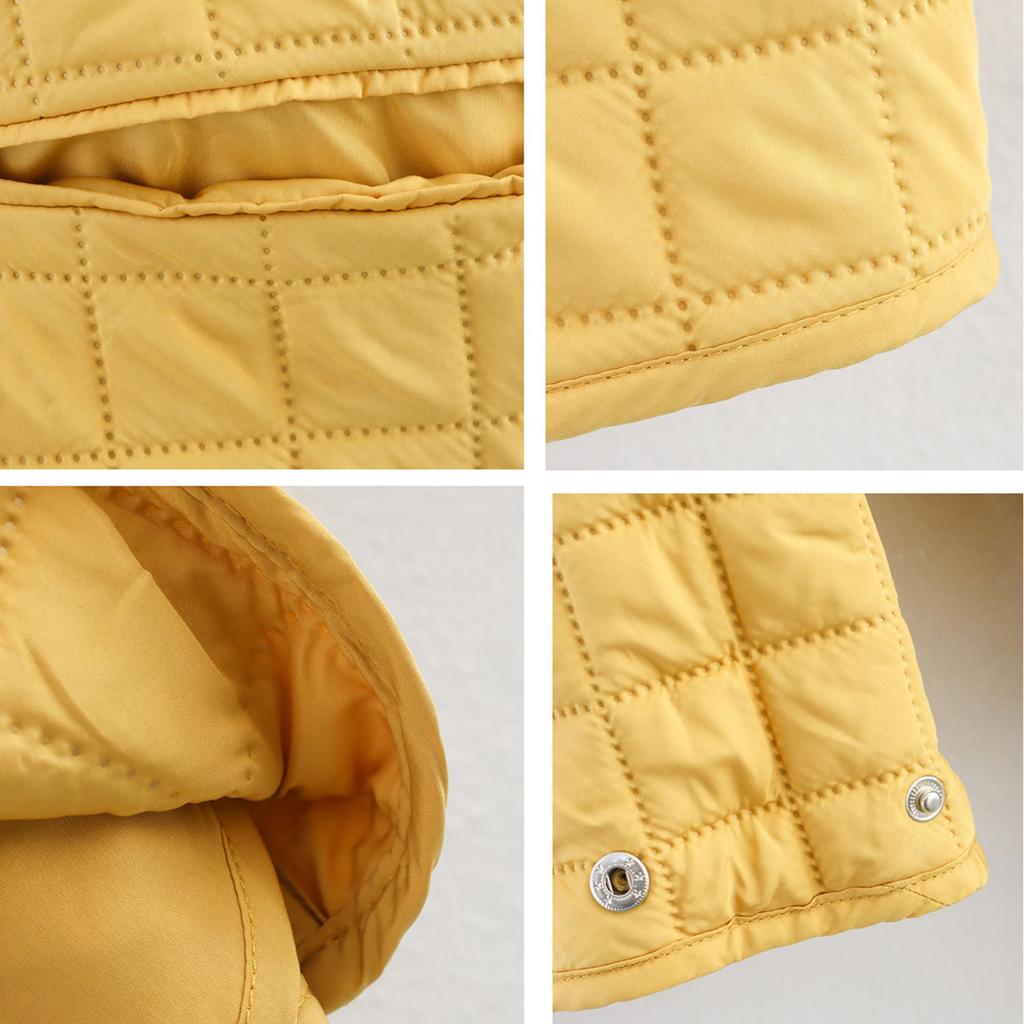 Women's Faux Suede Button Jacket Oversized Gathered Hem Short Length Coat Casual Vintage Outerwear With Pockets