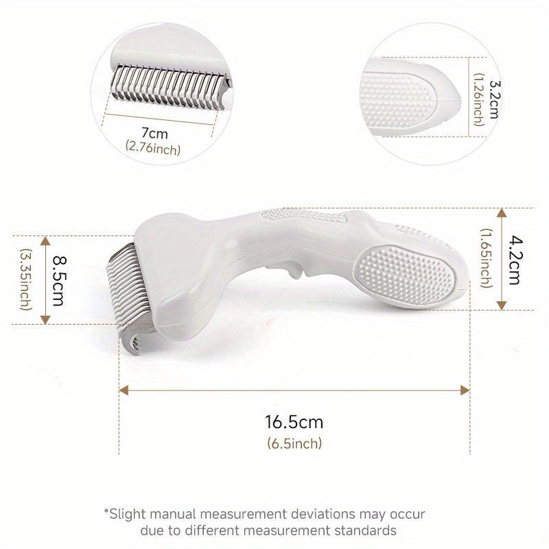 Undercoat Rake for Dogs & Cats, Deshedding Brush for Long haired Pets, Cat Undercoat Brush&Deshedding Tool for Grooming