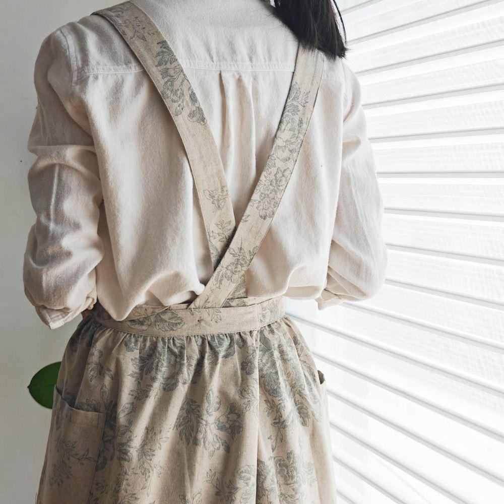 Exquisite Cleaning Apron Elegant Cooking Apron Durable Water-repellent Apron  Garden