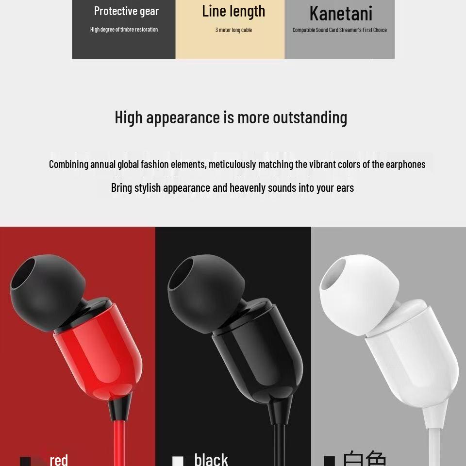 3m In-Ear 3.5mm Wired Headphones for Sound Card, Streaming, and Electronic Keyboards