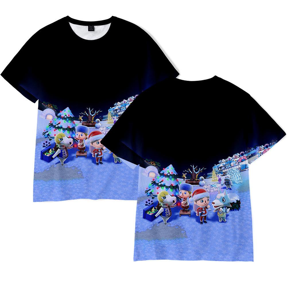 Animal Crossing 3D Print T-Shirt Unisex Game Short Sleeve Tee