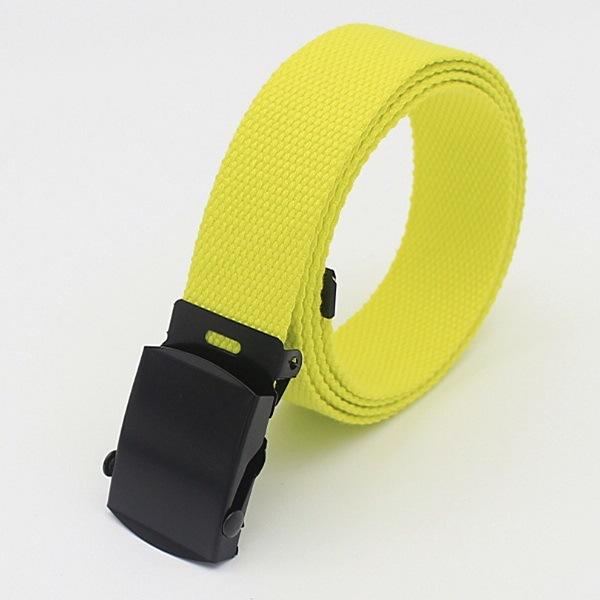 Ceinture Femme Toile Jeans Décorative Boucle Automatique Ceinture en Tissu Ceinture Femme