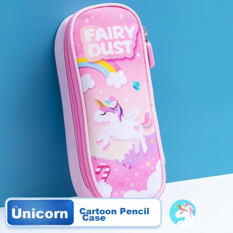 M&G Elementary School Backpack, Children's Shoulder Bag, Birthday Gift for Grades 1-3, Unicorn Set