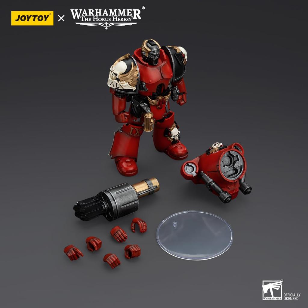 JOYTOY Warhammer Blood Angels Tear Squad Ark Elerim with Tear Grenade Scale Action Figure 40,000 Angel's (Equipped Angel's Launcher) 1/18 (Assembled)