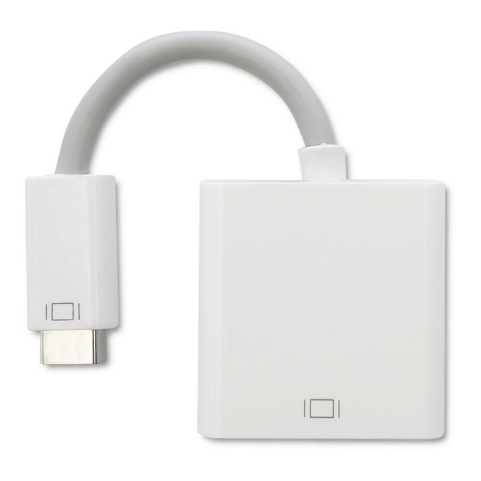 Qoltec Adapter Mini DVI na DVI (24+5) | Full HD | 0.16m