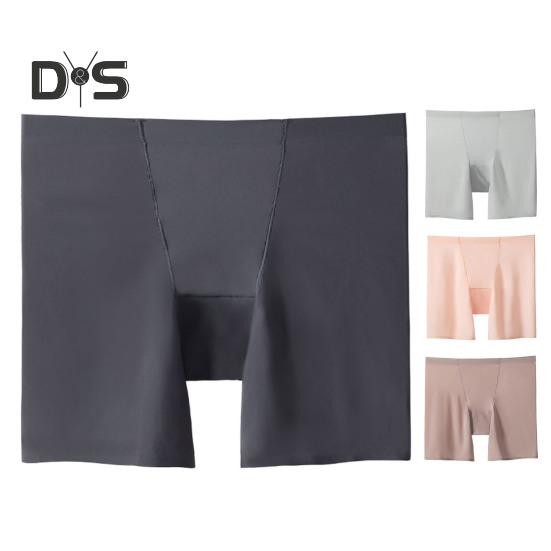 Summer Thin Women Safety Shorts Cool Breathable Seamless Shorts Solid Color High Waist Elasticity Safety Shorts