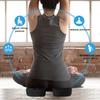 Comfortable breathable seat cushion, U-shaped design wave sponge massage cushion can relieve buttock pressure/coccyx pain