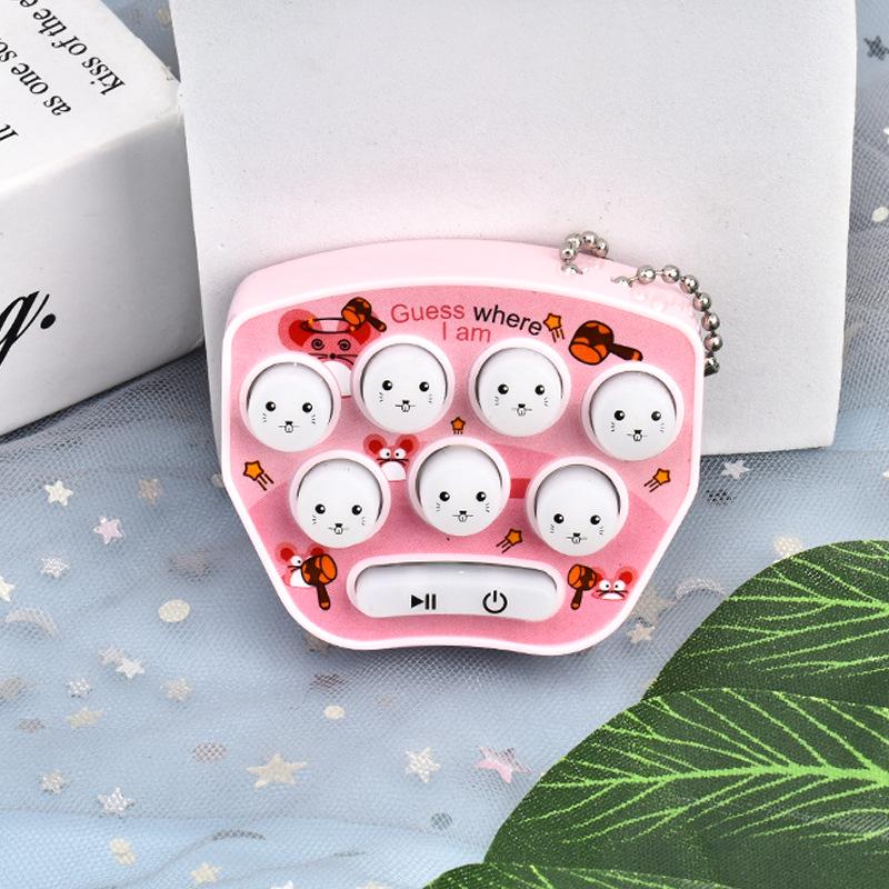 

Мини портативная игровая консоль «Ударь крота» - Милая светящаяся игрушка-брелок для снятия стресса