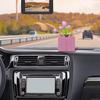 Flower Dashboard Bobblehead Solar Shaking Head Car Interior Decoration Flower In Pot Bobble Head Toy For Women Men Car Interior