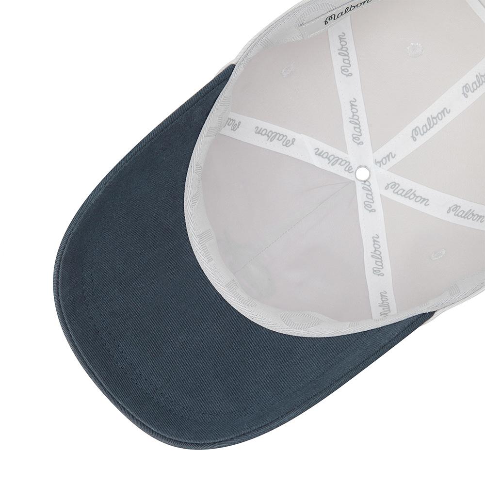 MALBON GOLF Basic Colorblock Ball Cap Navy