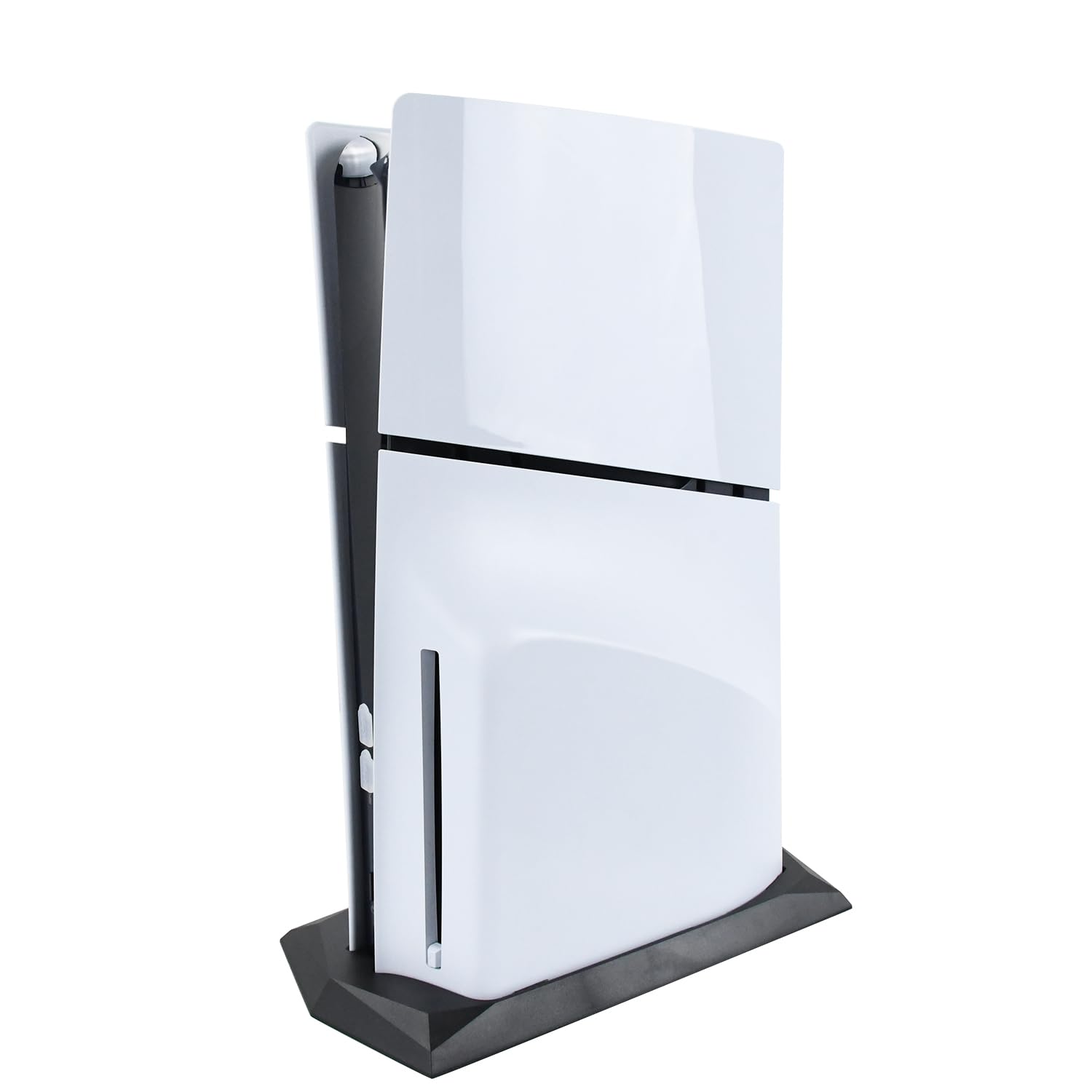 

RDFJ Stand for PS5 Series Simple Design Space Saving Vertical Stand Improved Stability for PS5 Stand for PS5 SLIM Disc (black, Edition)