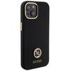 Guess Guhcp15Sm4Dgpk Iphone 15 / 14 / 136.1 Czarny/Black Hardcase Silicone Logo Strass 4G
