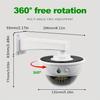 Fake Security Camera with Motion Sensor Light,Solar Outdoor Lights,Waterproof Wall Lamp for Garden,Yard,Street, Auto on/Off, Deterrent & Lighting