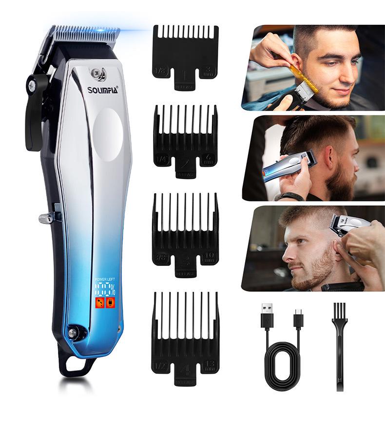 Electric Hair Clipper & Bald Head Shaver - Men’s Professional Trimmer for Barber Shop & Hair Styling