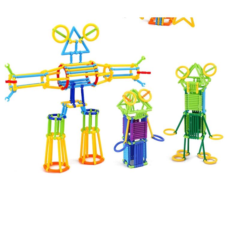 500PCS Smart Stick Building Blocks Kids Assembled DIY Construction Toys Game Baby Educational Toy for Children Gift