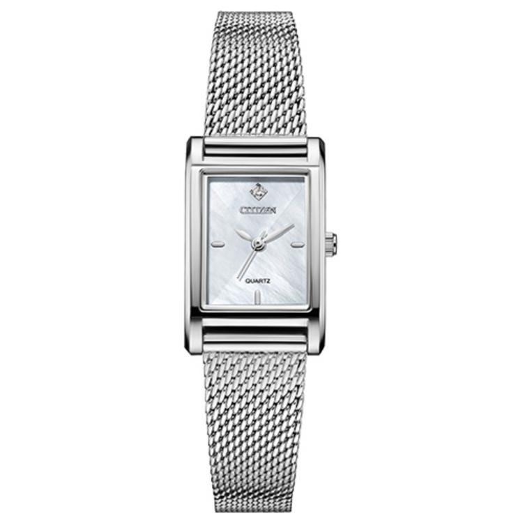 CITIZEN Quartz Movement Stainless Steel Strap Watch Women s Watch Silver Dial EJ6120-89D EJ6120-89D