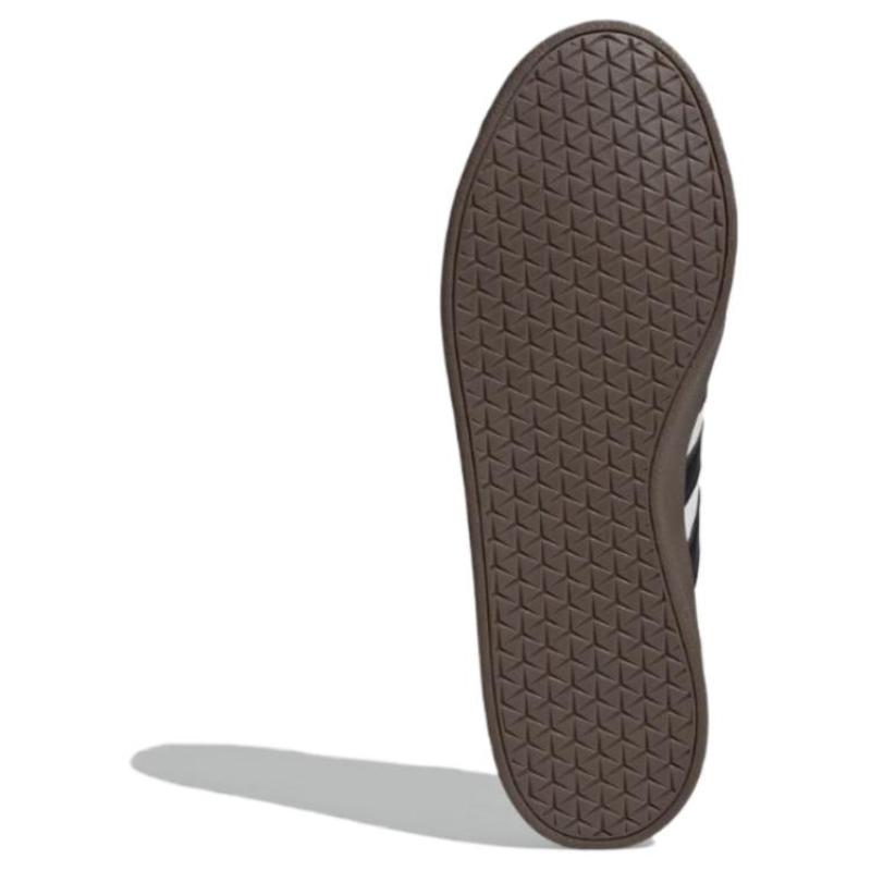 Adidas VL COURT 2.0 Low Top Skateboard Shoes Unisex Gray Black Silver Sneakers JR2560