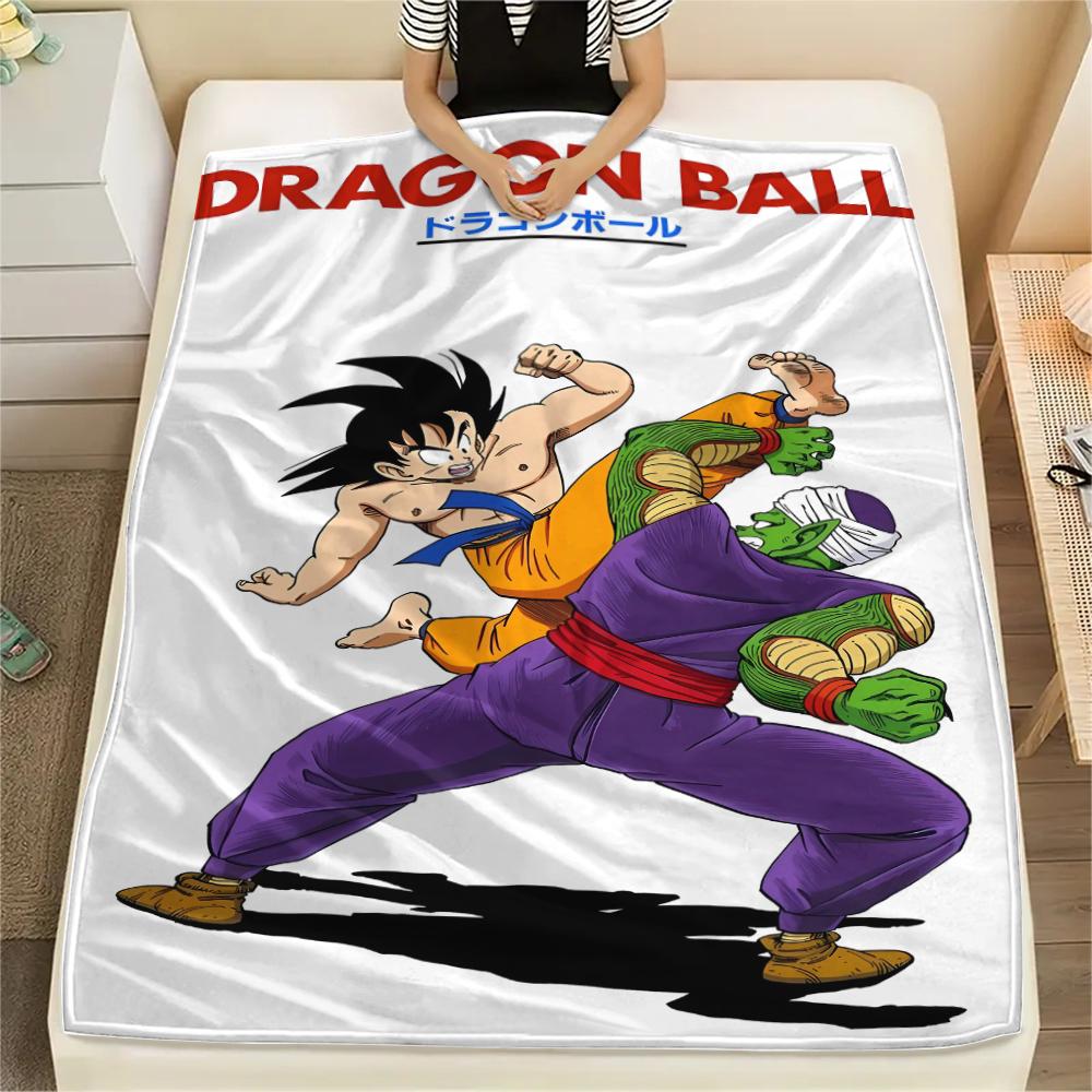 Dragon Ball characters Print Flannel Blanket,High quality Comfortable for All Seasons,Home Decor,Warmth and Comfort,Perfect for Christmas Gifts