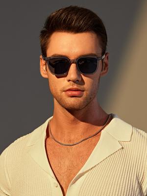 1/2/3PC Plastic Square Frame Classic Decorative Sunglasses Daily Travel Driving