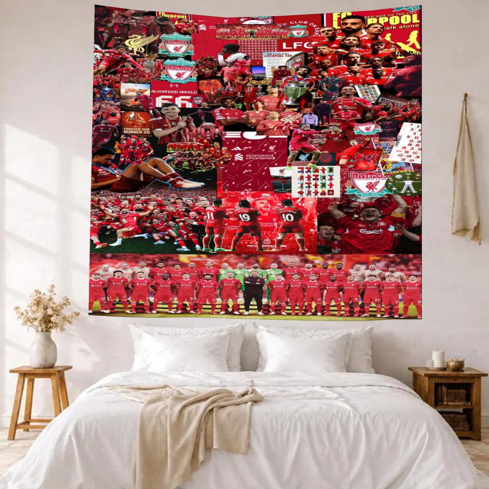 Liverpool Football Tapestry Wall Hanging Customize Wall Tapestry Home Decor Room Decor Backdrop Wall Art Room Decor
