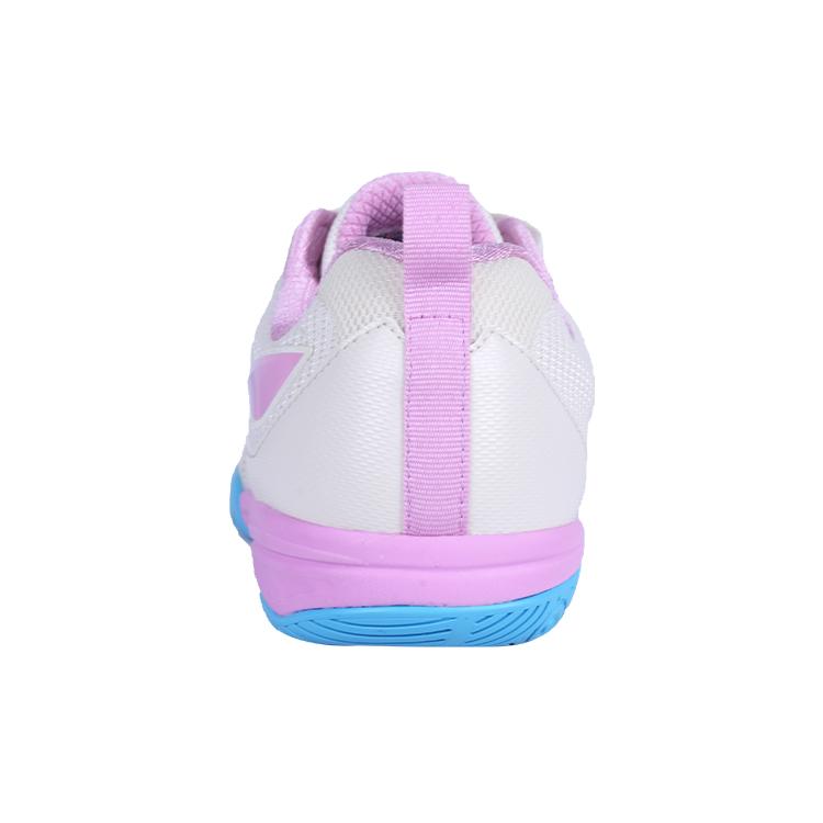 Li Ning Sports Cushioning Slip Resistant Abrasion Resistant Low top Table Tennis Shoes Unisex White Blue APTT007-1