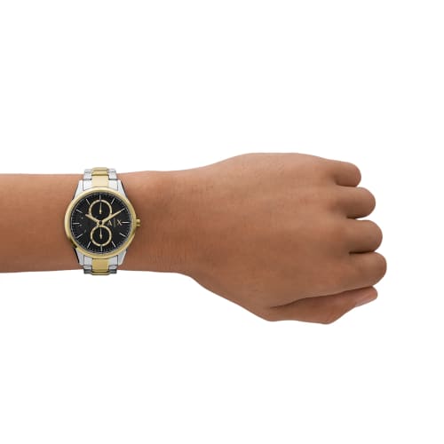 Armani Exchange Multifunction Two-Tone Stainless Steel Watch