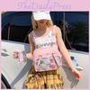Cartoon Pu Chiikawa Doubles Shoulder Bags Girls Clear Backpack Multi Colors