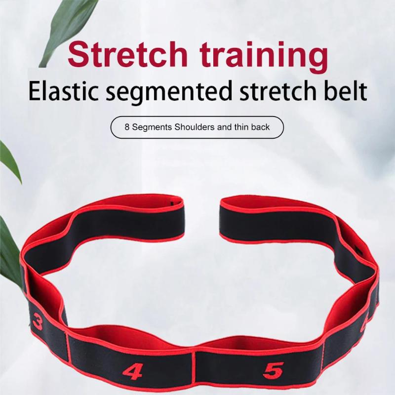 Yoga Stretch Resistance Bands Adult High Elasticity Multi-Segment Belt Yoga Assisted Stretching Belt Yoga Fitness Products