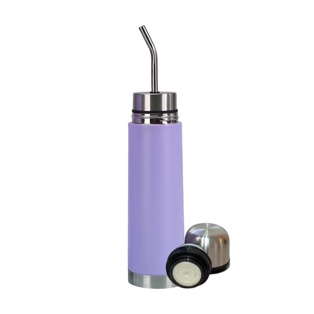 3-in-1 Thermobecher für Mate-Tee mit integrierter Bombilla Tragbarer Yerba Mate Reisebecher Multifunktionale Vakuum-Isolierflasche