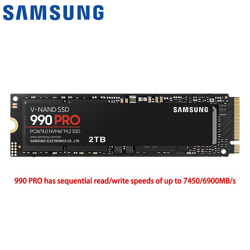 Samsung 990 PRO SSD: 1TB/2TB/4TB M.2 for Desktop & Notebook