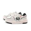 MLB Klobige Liner Rutschfest Abriebfest Niedrig geschnitten Skateboard-Schuhe Unisex Rosa Weiß 3ASXCA12N-50WHS(Team186-)