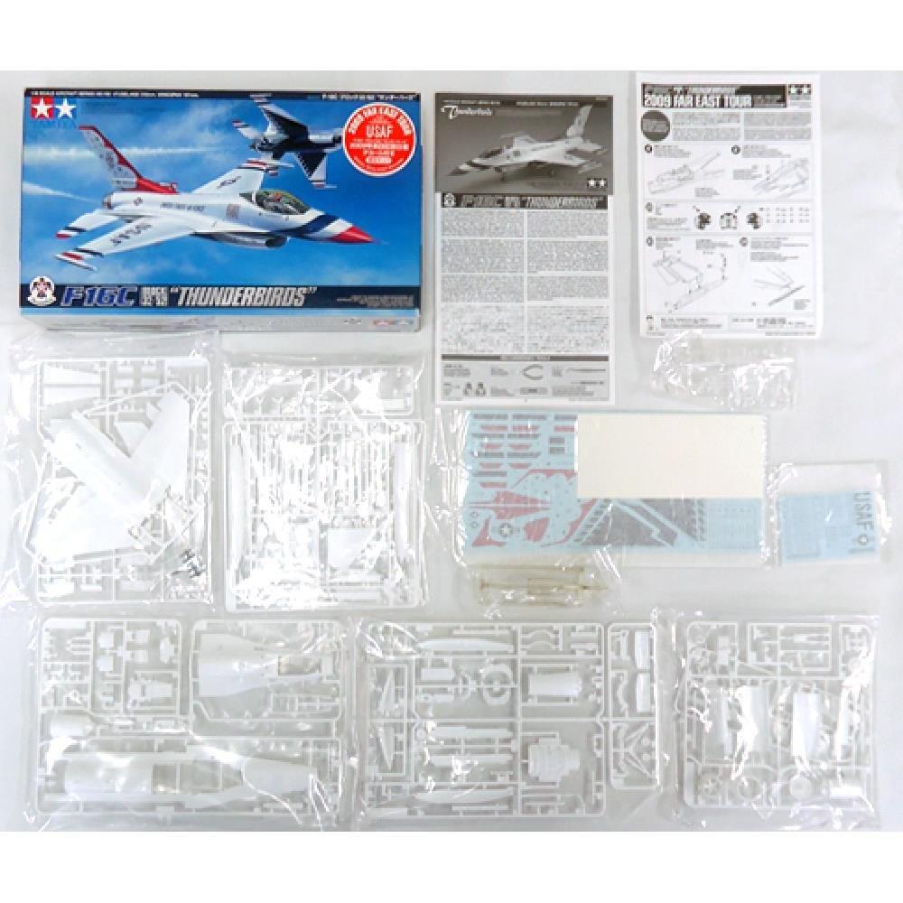 

Tamiya 148 Scale Limited Series US Air Force F-16C Block 3252 Thunderbirds 2009 Japan Visit Commemoration Specification Plastic Model 89799