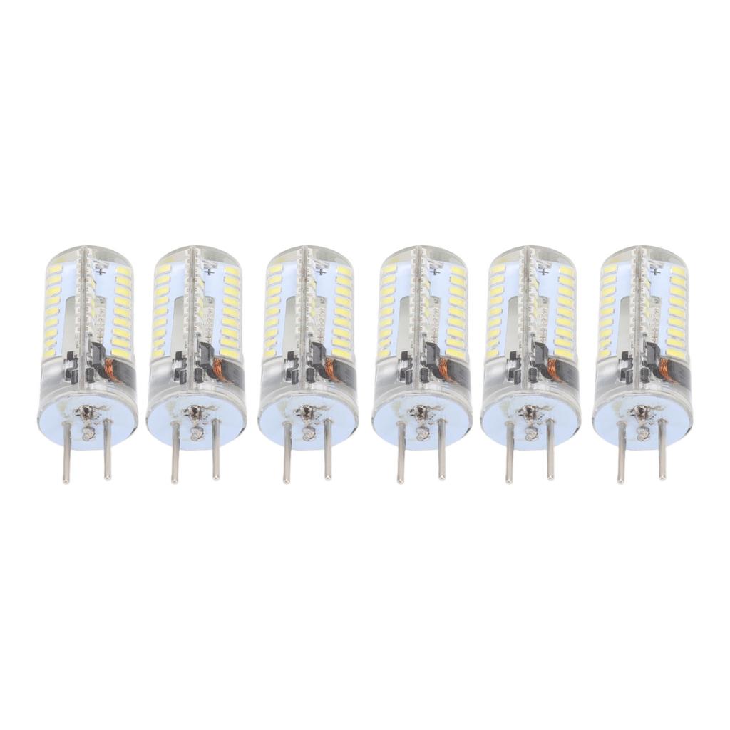 6 ks LED žárovek GY6.35 5W AC 12V Teplá bílá 2700 až 3000K Bílá 6000 až 6500K 500LM 72LED Světlo