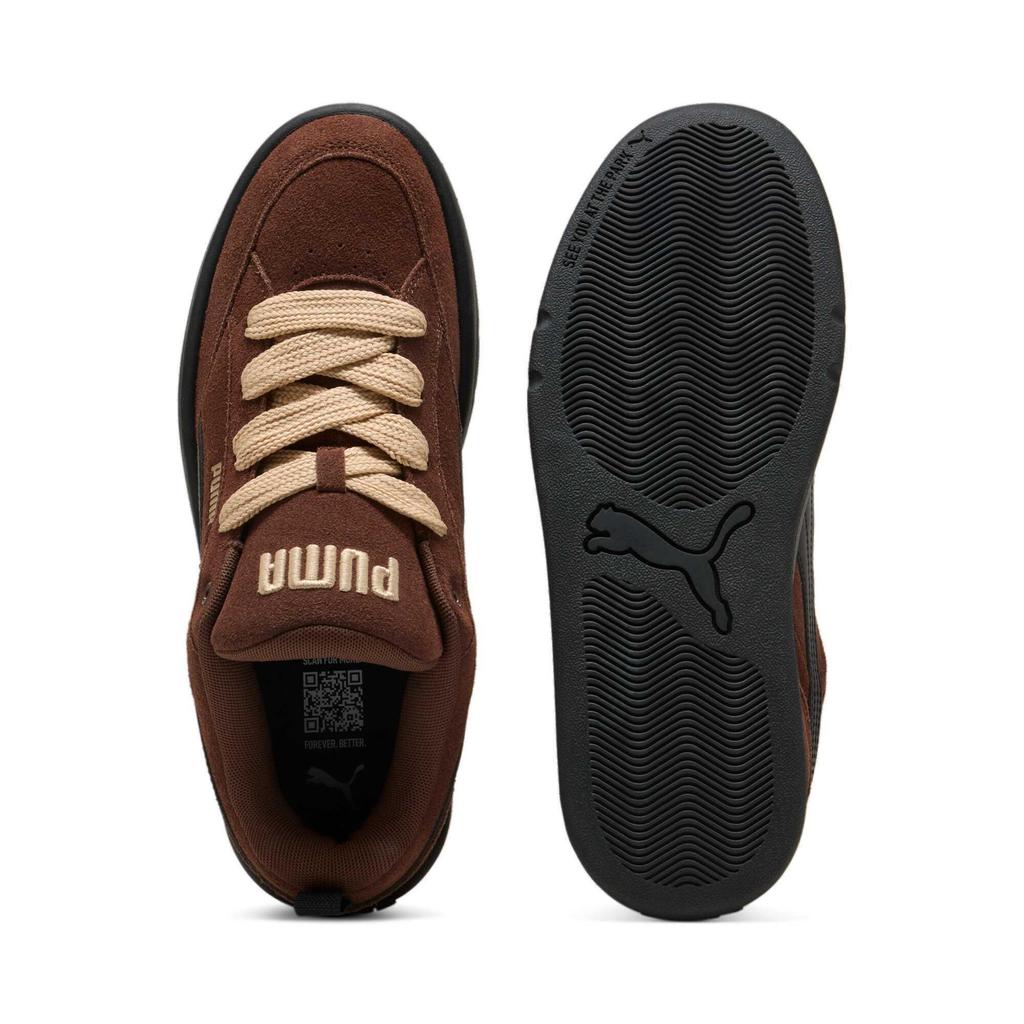 Puma Park Lifestyle Comfortable Versatile Durable Low-Top Casual Shoes Unisex sneaker Brown 401606-02
