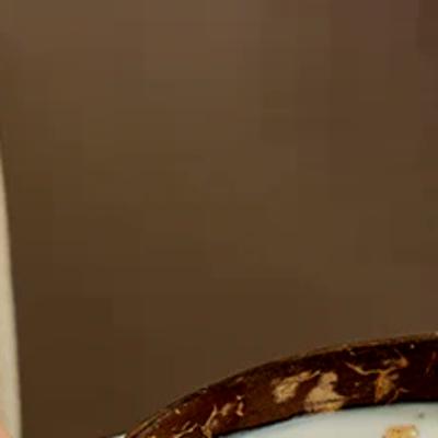 Bol Natural de Coco Madera Hecho a Mano Tazones de Coco Para Comer Vajilla Tenedor Cuchara Para Postre Ensalada de Frutas Mezclar Arroz