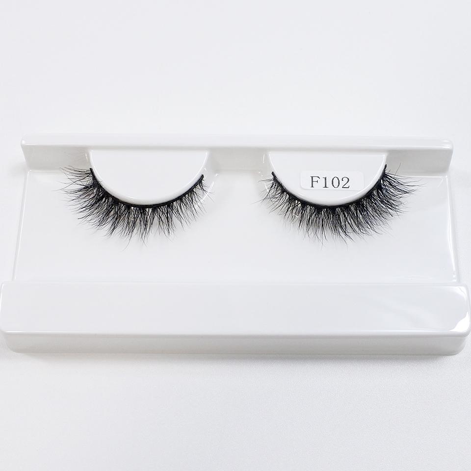 8mm-12mm Natural Mink Lashes New Arrival Short Wispy 3d Mink Eyelashes Wholesale Makeup & Beauty Cat Eye Lashes