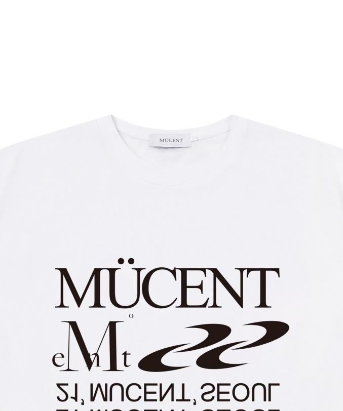 MUCENT Essential Lettering Short Sleeve T-Shirt (5 Colors)