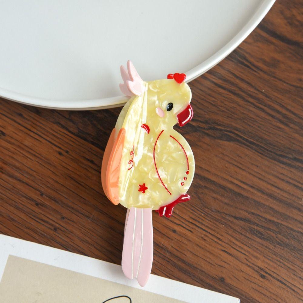 Acetat Vogel Haarspange Rutschfest Dünnes Haar Kompatibel Kleine Kralle Haarklammer Alle Haartypen Dickes Haar Kompatibel Haiklammer Damen