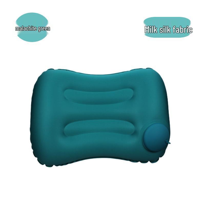 Jin Mao U-Shaped Inflatable Travel Neck Pillow with TPU & Milk Silk