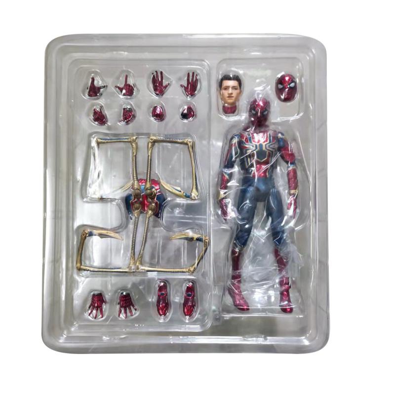 Avengers 4 Spiderman-Figur, Spielzeug, 15 cm große Actionfigur mit beweglichen Gelenken, perfekte Geschenke zum Geburtstag und Neujahr