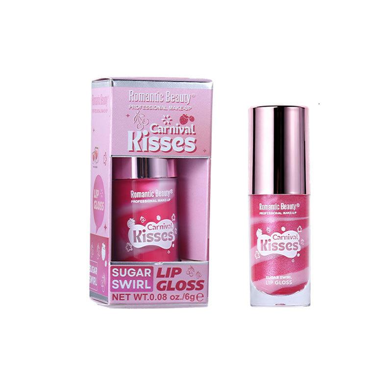 Mattiertes Lippen-Glasur-Tönung Einfach zu färbender Lipgloss Feuchtigkeitsspendender Lippenbalsam Nicht haftend am Becher Schimmernder Lippenstift Make-up