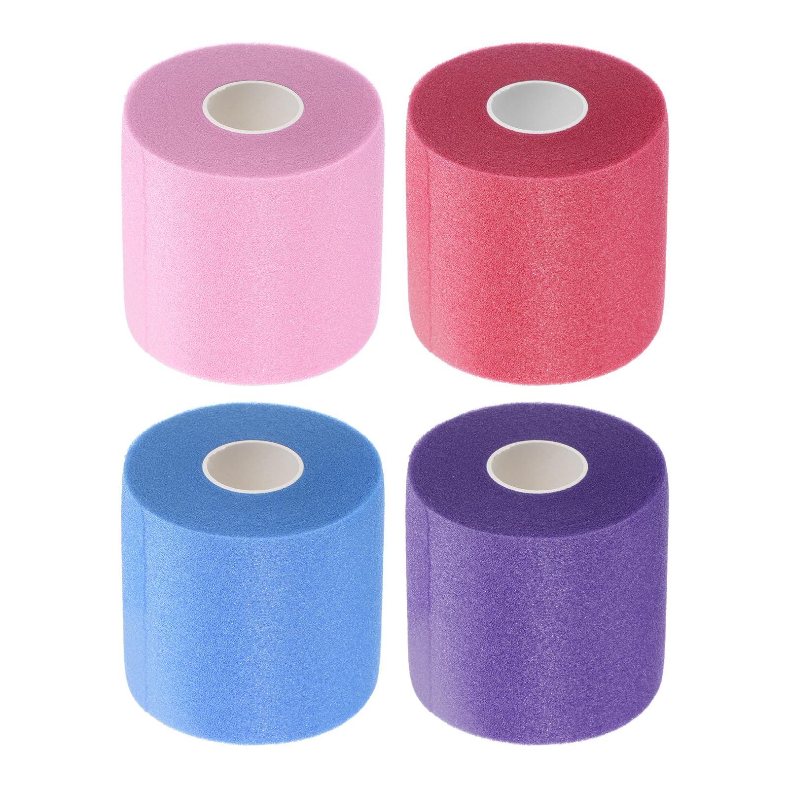 

PATIKIL Пена Спортивный Тейп x 30 4 Рулона Футбольный Разноцветный Предварительный Бинт 2,75 Ярдов, Не Клейкий Предварительный Бинт Повязки на Голову, Волосы, Спорт, Запястье, Локоть, Колено,