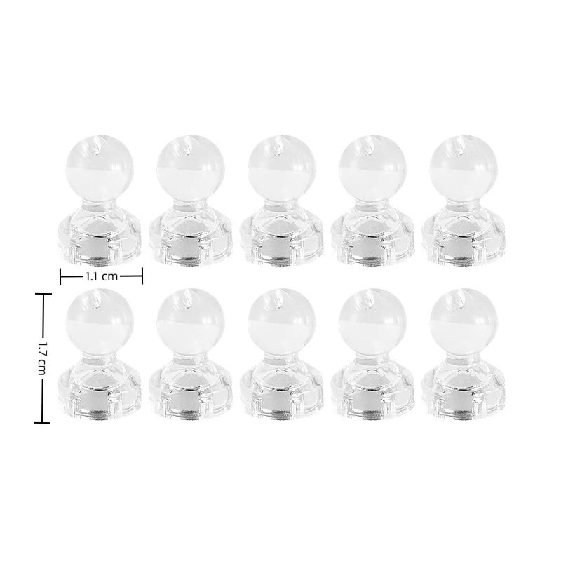 Strong Neodymium Noticeboard Pin Magnets Fridge Diy Whiteboard Uses In Office Advertising Education And Other Pur 10Pcs