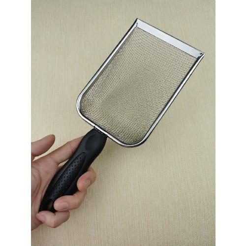 Fine hole mineral sand rutin chicken colander pet supplies plastic handle cat litter shovel artifact stainless steel shovel