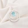 Sky Blue Topaz Gemstone Pendant, Handmade Gorgeous Jewelry, 925 Sterling Silver Jewelry, Everyday Pendant For Wedding Gift